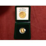 GB COINS: 1980 PROOF SOVEREIGN IN CASE