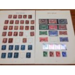 GB: BINDER WITH QV TO KG5 USED ON PAGES, 1d REDS, SURFACE PRINTED TO 5/-,