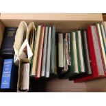 LARGE BOX MAINLY FOREIGN IN FIFTEEN STOCKBOOKS, NETHERLANDS, FRANCE, MEXICO,
