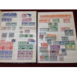 TWO STOCKBOOKS WITH KG6 MINT DUPLICATED MAINLY LOW VALUES