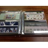 GB: BOX WITH 1999 (FEW EARLIER) TO 2006 PRESENTATION PACKS IN THREE ROYAL MAIL ALBUMS
