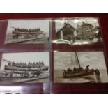 NORFOLK: GREAT YARMOUTH: A COLLECTION OF LIFEBOAT POSTCARDS IN AN ALBUM,