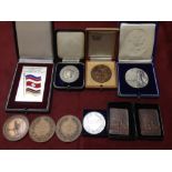 1949-70 GROUP OF STAMP EXHIBITION MEDALS, MOST NAMED TO H.S.