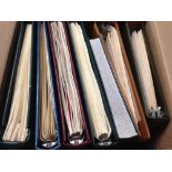 GB: BOX WITH DECIMAL MINT (SOME USED) COLLECTIONS IN FIVE PRINTED AND TWO FURTHER ALBUMS, COMMEMS,
