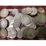 GB COINS: TUB WITH PRE '47 SILVER (APPROX £2.35 FACE) AND PRE '20 (APPROX £2.
