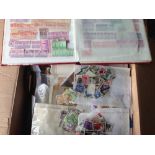 BOX OF ALL WORLD PHILATELIC "JUNK" AS DESCRIBED BY VENDOR!