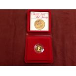 GB COINS: 1980 PROOF HALF SOVEREIGN IN CASE