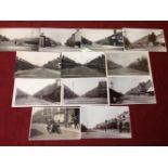 NORFOLK: GREAT YARMOUTH: RP POSTCARDS SHOWING RESIDENTIAL STREETS (12)