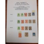 GB: 1929-51 COLLECTION IN A BINDER INCLUDING 1948 WEDDING MINT AND USED,