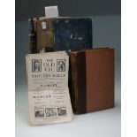 A collection of volumes, and 1930s play bills