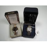 A presentation boxed Citizen Eco Drive gentleman's wrist watch, and one other Citizen wrist