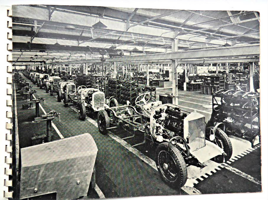 Rolls-Royce Derby booklet 1937 car production etc, embossed card covers, ring bound, 26 pages, 8. - Image 2 of 2