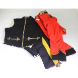 Welsh and Jeffries Ltd, a Royal Dragoons Captain's No. 1 dress uniform, comprising scarlet tunic,