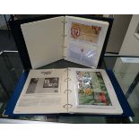 An album of Westminster Autographed Editions First Day covers, signatories include Murray Walker,