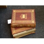 The Imperial Shakespere, edited by Charles Knight, illustrated, tooled and gilt hide bound, 2