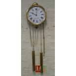 A reproduction dial clock