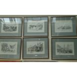 After Charles Ernest Peers (1875-1944) A collection of six South African topographical lithographs