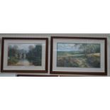 Two framed prints, one after Spencer Coleman