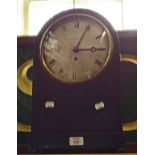 James Patterson, Edinburgh, an early 19th century bracket clock, the domed ebonised case enclosing a