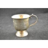 A silver miniature presentation cup inscribed Seaview Town Regatta Carr Cup Powerboat Race,