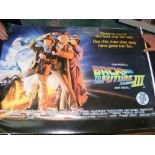 An original film poster for "Back To The Future III" - 1990 - double sided