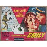 A 1964 original film poster for "The Americanization of Emily"