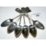 Silver teaspoons with Edinburgh hallmark - 1817 - George Fenwigg