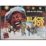 A 1977 original film poster for "Black Joy"