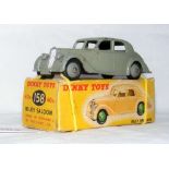 A boxed original Dinky Toys No. 158 Riley Saloon in pale grey
