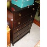 Stag chest of drawers