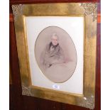 E. CHADWICK - portrait of a gentleman - signed - 38cm x 27cm