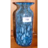A 20cm high Mdina glass vase