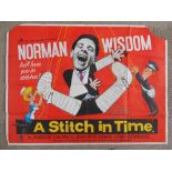 A 1963 original film poster for "A Stitch in Time"
