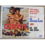 A 1978 original film poster for "Convoy"