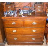 Antique chest of two short and two long drawers
