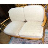 The matching "Golden Dawn" three-piece lounge suite comprising two seater settee and the matching