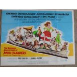 A 1968 original film poster for "Moll Flanders"
