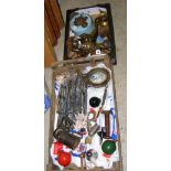 Various yacht fitments, including porthole, light, chrome handles, etc.