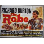 A 1953 original film poster for "The Robe" with Richard Burton