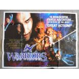 A 1997 original film poster for "Warriors of Virtue"