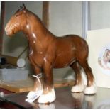 A Beswick Shire horse