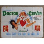 A 1966 original film poster for "Doctor in Clover"