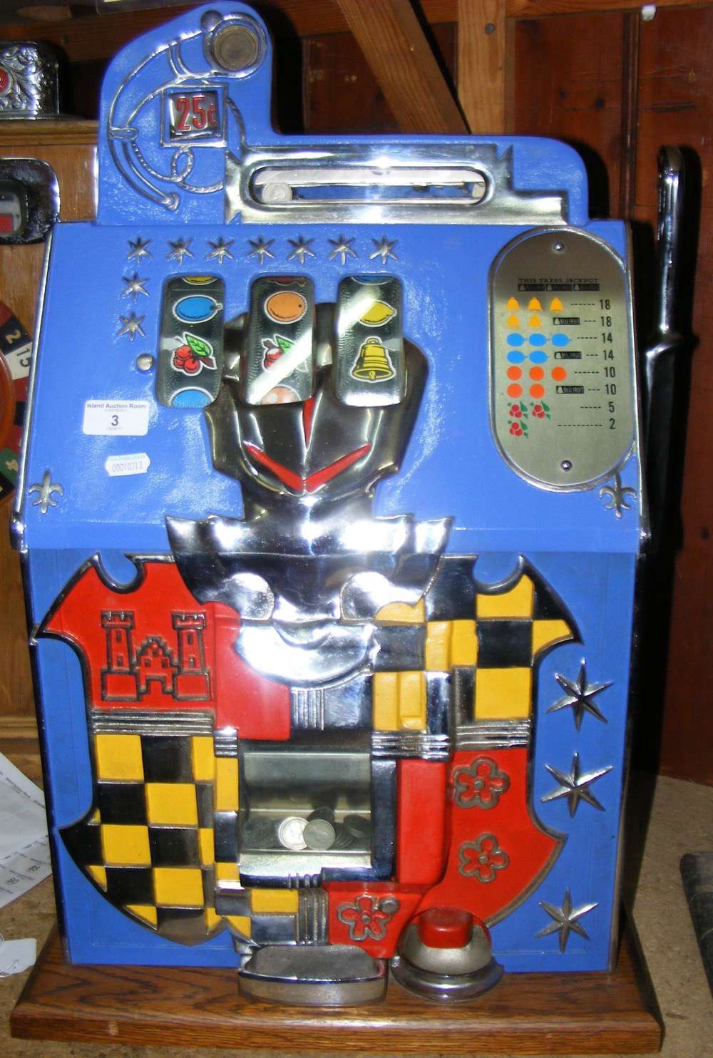 A 6D "One Arm Bandit" fruit machine by Mills Novelty Co., Chicago, USA