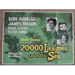 A 1972 original film poster for "20,000 Leagues Under The Sea"