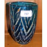 A 15cm high Mdina glass vase