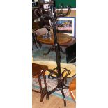 A Bentwood revolving coat/hat stand