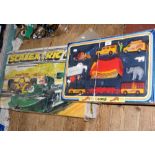Boxed Corgi "Les Cirques", together with boxed Scalextric 400