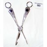 Pair of decorative antique grape shears