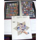 An album containing collectable Canadian stamps - Queen Victoria to modern