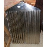 Classic vintage Rolls Royce chrome radiator and grille - bearing plaque to reverse E61103 - 84cm x